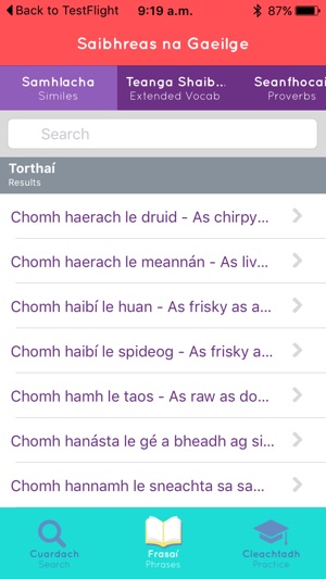 Saibhreas na Gaeilge(圖3)-速報App