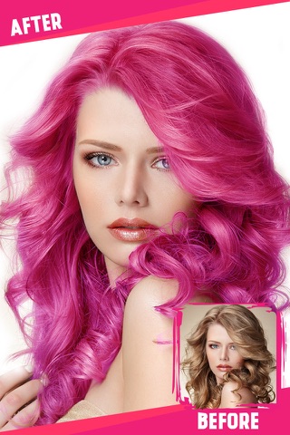 Hair Styler - Change Hair Color & Recolor Effects screenshot 2