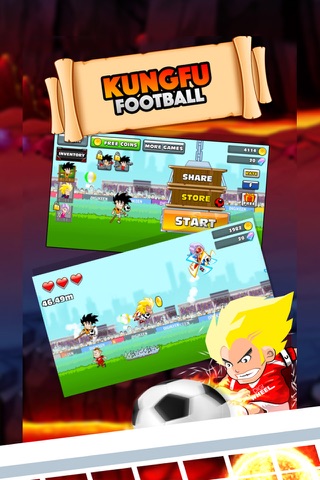 Dragon Football : KungFu Street Soccer screenshot 2