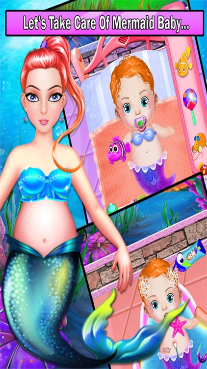 Mermaid Baby Born - Pregnant mermaid mommy game