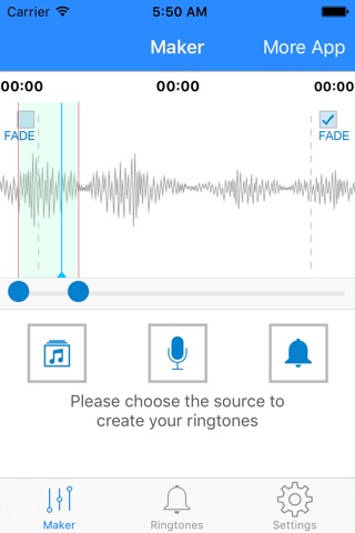 MP3 Cutter and Ringtone Maker for iphone screenshot 2