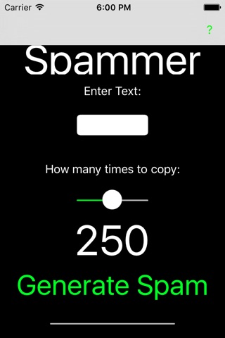 Spammer screenshot 2