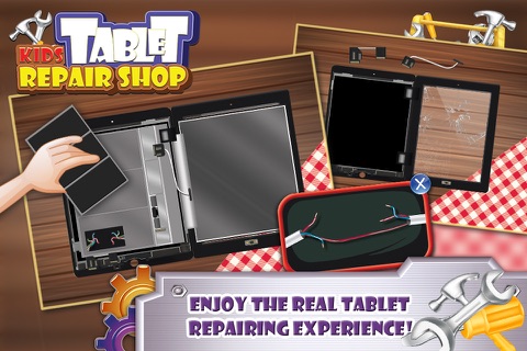 Kids Tablet Repair Shop – Fix & decorate tablet in this crazy mechanic game screenshot 3