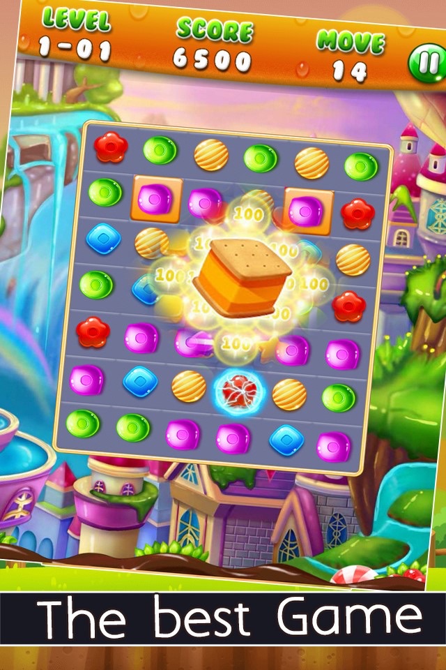 Sweet Cookie Star Collect - Cookies Match 3 screenshot 2