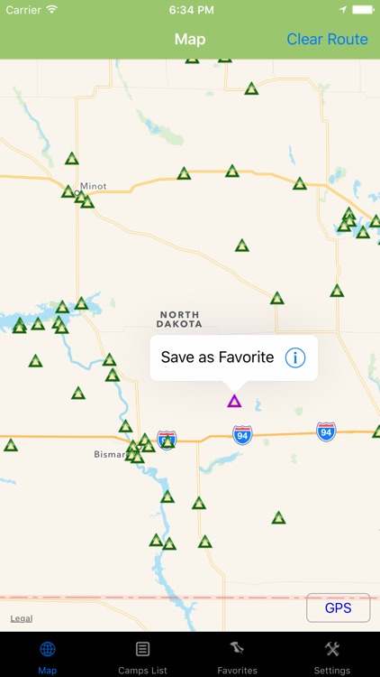 North Dakota – Camping & RV spots