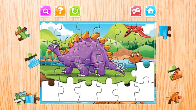 Dinosaur Puzzle Games miễn phí - Dino Jigsaw Puzzles for Kids uống và mầm non Learning Games