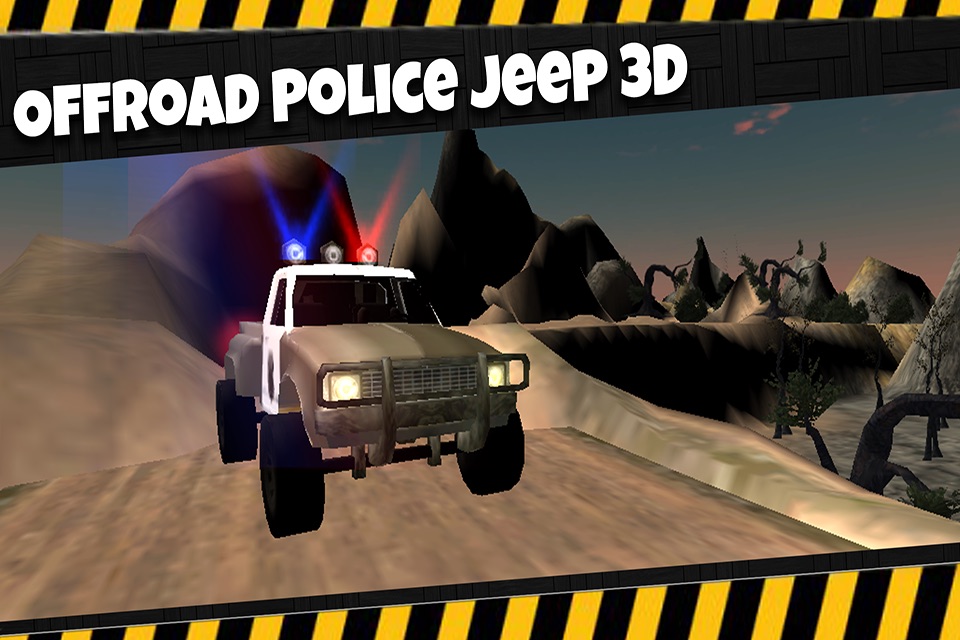 Offroad Police Jeep 3D screenshot 4