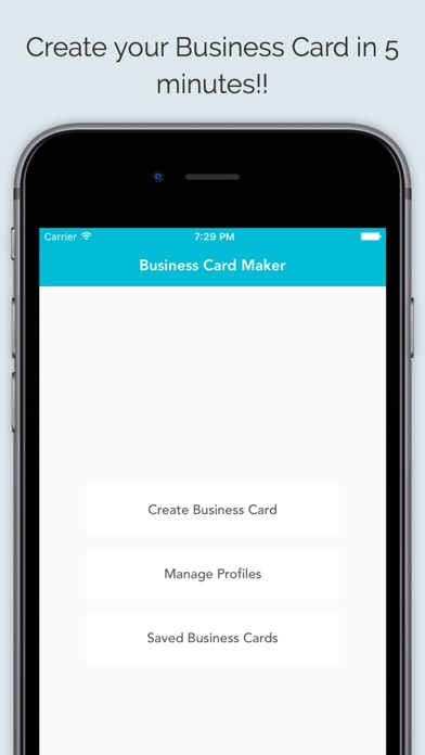How to cancel & delete Business Card Maker App from iphone & ipad 1