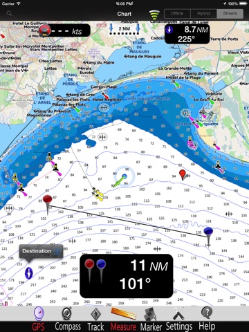 Gulf of Lion GPS Charts Pro screenshot 3