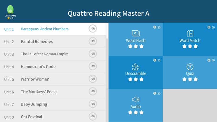 Quattro Reading Master A