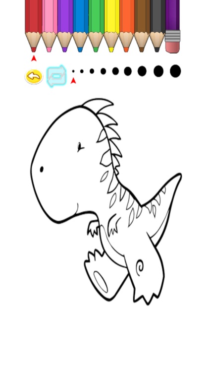 Kids Coloring Book - Cute Cartoon Hinaga