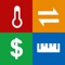 SWAP units by swiping or double tapping center of label
