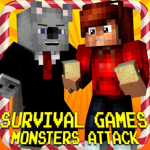 Survival Games : Monsters Attack Mc Mini Game iOS App