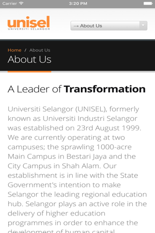 UNISEL - Universiti Selangor screenshot 2
