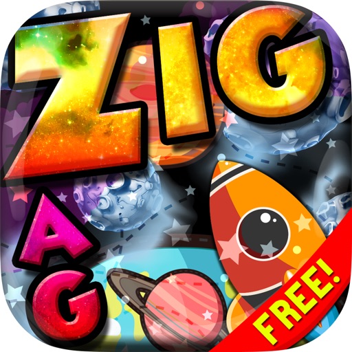 Words Zigzag : The Solar Galaxy Space Crossword Puzzles with Friends Free icon
