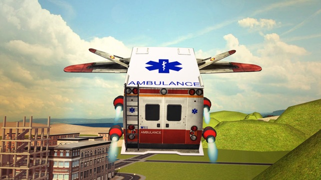 Flying Ambulance 3d Simulator 2016