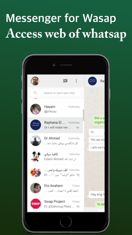 Messenger For Whatsap Web for iPad & iPhone Pro