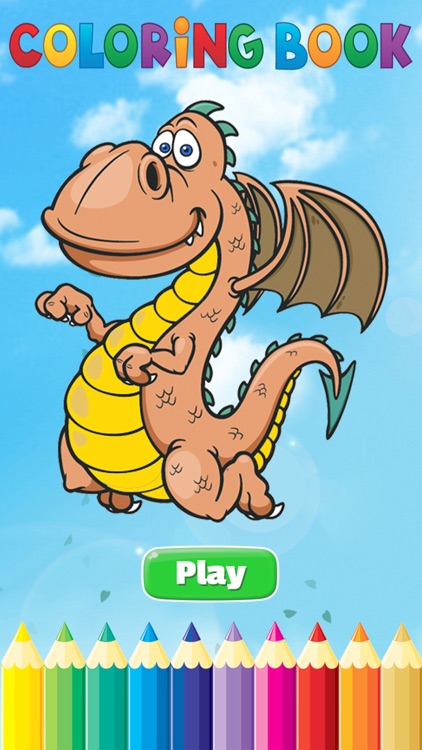 Dragon Dinosaur Coloring Book - Drawing and Painting Dino Game HD, All In 1 Animal Series Free For Kid