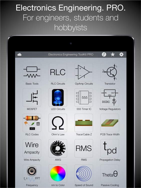 Electronics Engineering ToolKit PRO for iPad