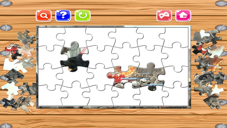 Cartoon Puzzle - Galaxy Wars Jigsaw Puzzles Free For Kids Learning Education Games