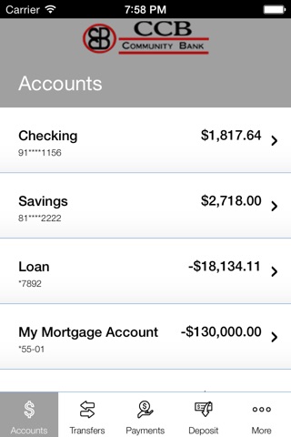 BankCCB Mobile screenshot 3