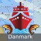 GPS Marine Charts App offers access to charts covering Denmark