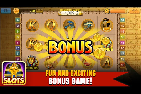 Pharaoh Slots 777 Best Free Spin The Xtreme Slots To Win Grand Casino Price screenshot 3