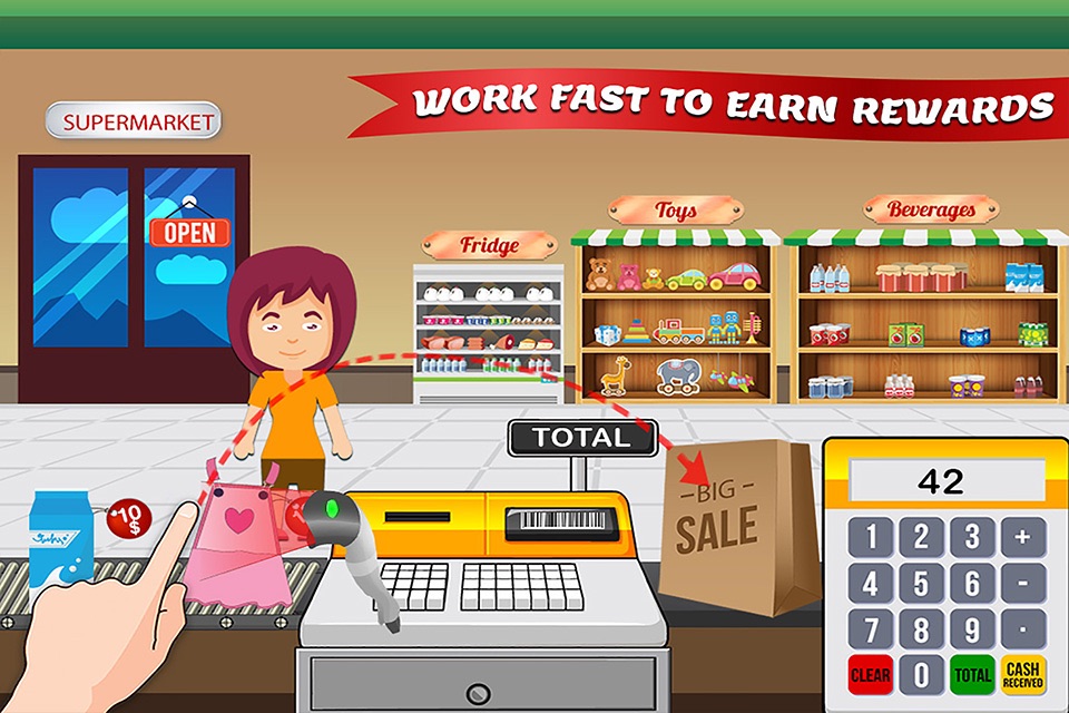 Supermarket Cash Register Game Educational Sim Online