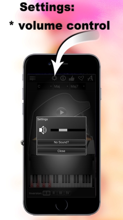 Piano Chords Compass - learn the chord notes & play them screenshot-3