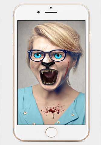 Werewolf Camera -  Masquerade Vampire Selfie Cam for MSQRD Instagram Face Changer Editor screenshot 2