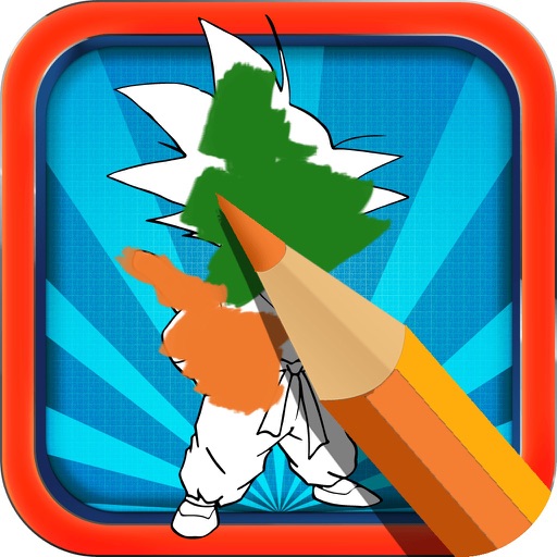 Color Book Game for Kids: For Dragon Ball Z Version Icon