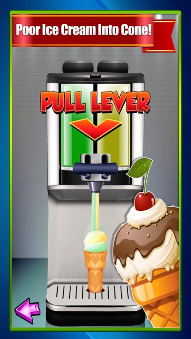 Ice Cream Cone Frozen Custard Marker - Delicious Goodies Free Games Screenshot on iOS