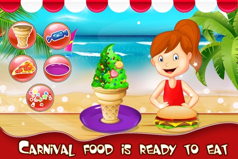 Beach Ice Cream Maker – Make frozen dessert in this chef cooking game for kids screenshot 2