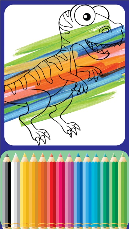 Dinosaurs Village coloring page for boys Edition