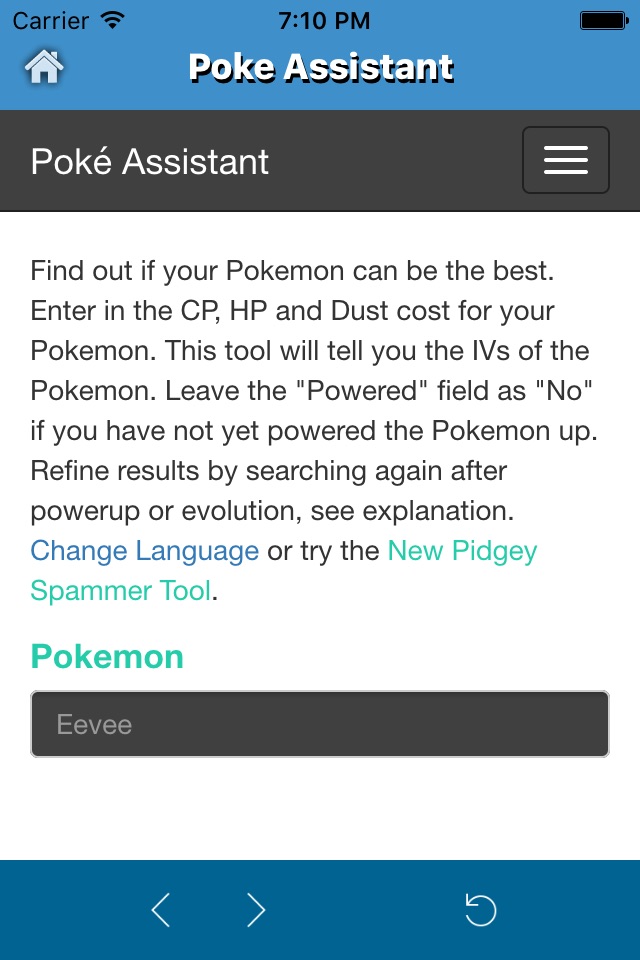 Poke Assistant for Pokemon Go - CP & IV Calculator,Best attacker,Evolver App screenshot 3