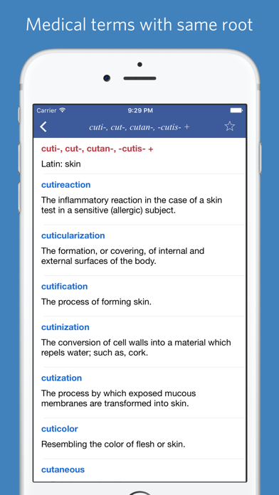 Medical roots, prefixes and suffixes Screenshot 3