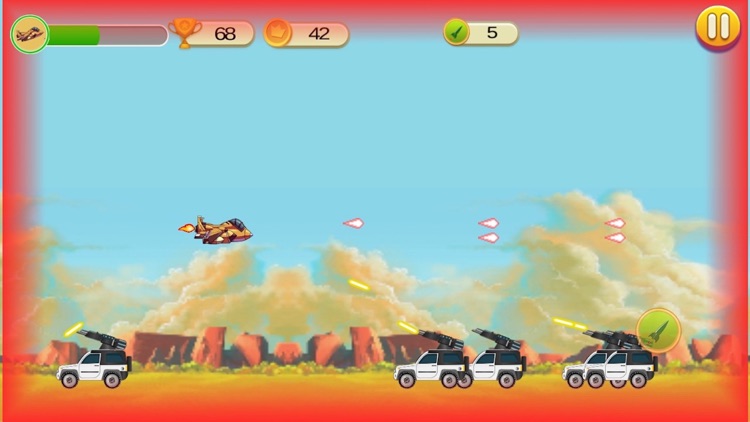Jet Fighter War - Fight The Enemy Air Fighters in Modern Air Combat Planes in 2D Game screenshot-3