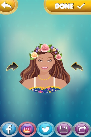 Flower Crown Hair Salon – Blossom Photo Editor With Floral Hairstyles & Head Accessories screenshot 2