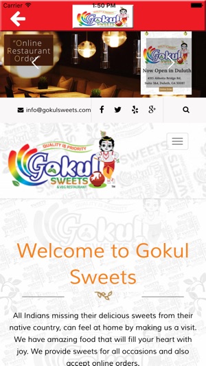 Gokul Sweets(圖3)-速報App