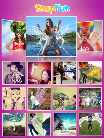 Скриншот из SnapFun HD - magic photo collage & funny camera