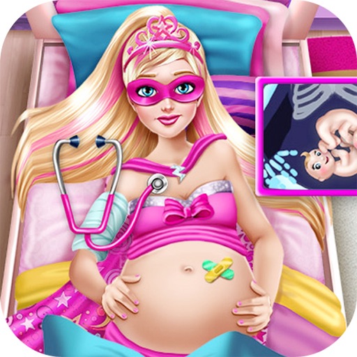 Super Bride Pregnant Emergency Icon