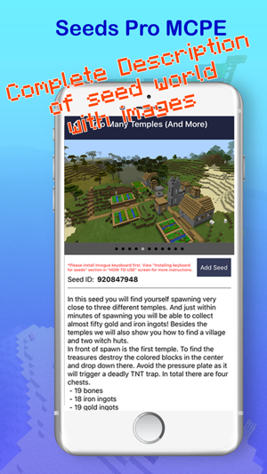 Seeds PE : Free Maps & Worlds for Minecraft Pocket Edition(圖3)-速報App