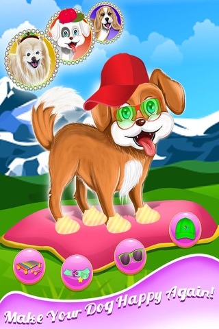 Little Pet Puppy Dog Makeover Dressup & Doctor - Free Animal Games For Kids screenshot 4