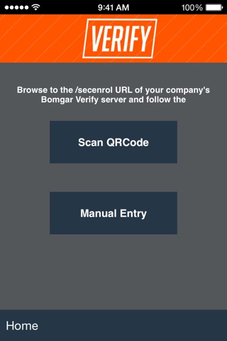 Bomgar Verify screenshot 2