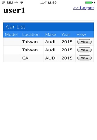 CarTrace App screenshot 2