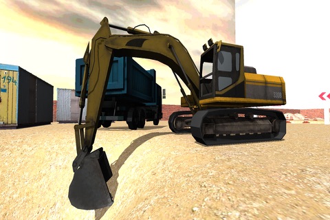 City Construction Simulator 2016: Heavy Sand Excavator Operator and Big Truck Driving Simulation 3D Game PRO edition screenshot 4