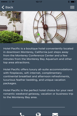 Hotel Pacific Monterey CA screenshot 2