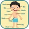 “Learning Human Body Parts” is an educational game for kids where they will learn about the different human body parts