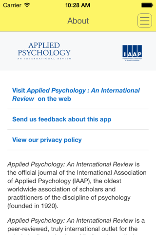 Applied Psychology : An International Review screenshot 3