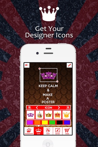 Keep Calm & Make A Poster! Keep Calm And Carry On Wallpapers & Backgrounds Creator Free screenshot 3